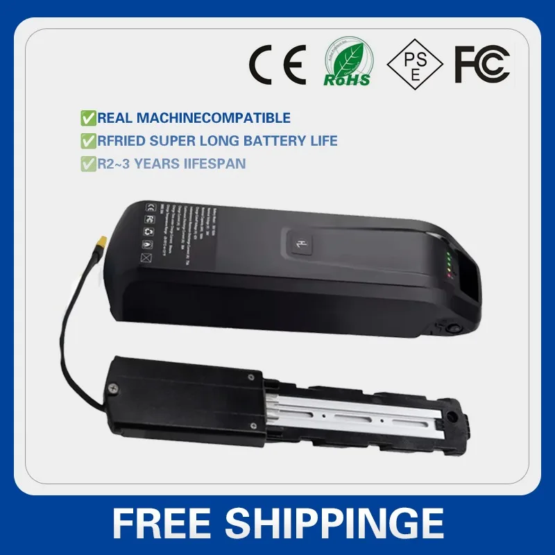 

Aleaivy Hailong EBike Battery 36V 48V 10Ah 15Ah 20Ah Mountain Bicycle 18650 Electric Bateria Pack for Bafang 1000W 750W 500W