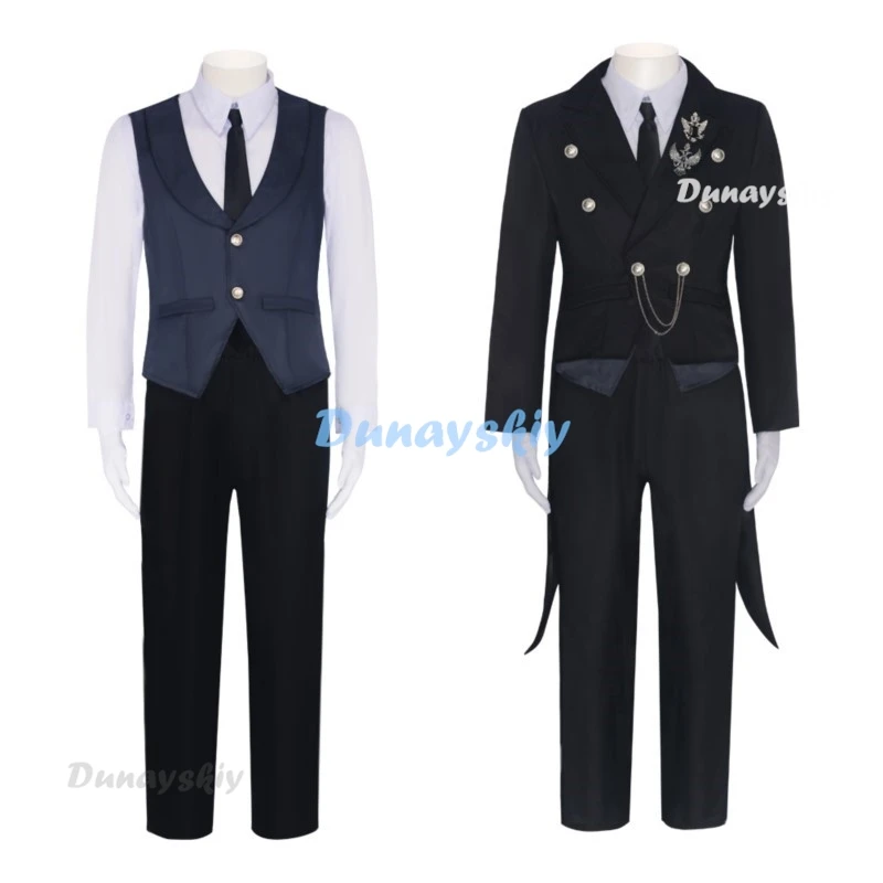 Kuroshitsuji Cosplay Ciel Phantomhive przebranie na karnawał Sebasuchan Mikaerisu kostium Anime Alois Trancy Party diabeł jednolity