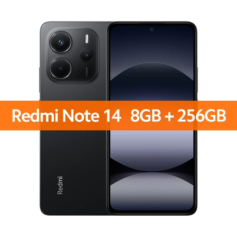 【World Premiere】Global Version Xiaomi Redmi Note 14 MediaTek Helio G99-Ultra 108MP AI Camera 5500mAh 6.67" 120Hz AMOLED Displa