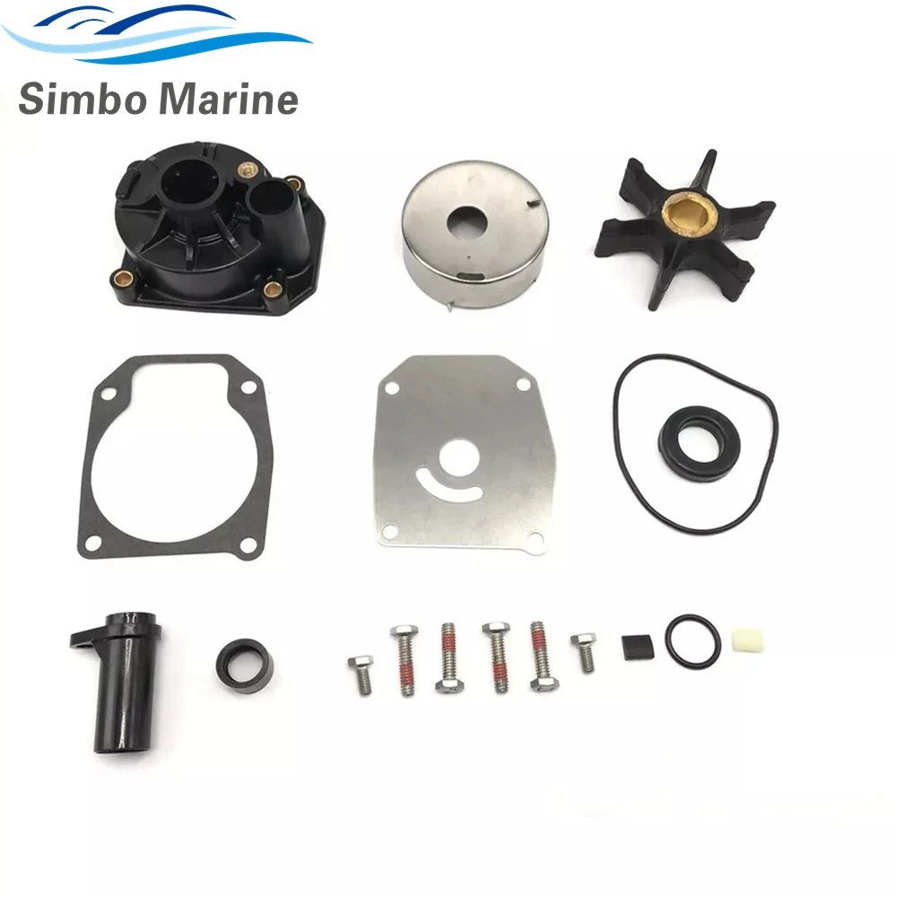 For EVINRUDE JOHNSON OUTBOARD 70 75 HP WATER PUMP KIT WITH HOUSING 432955 438597 Sierra 18-3389