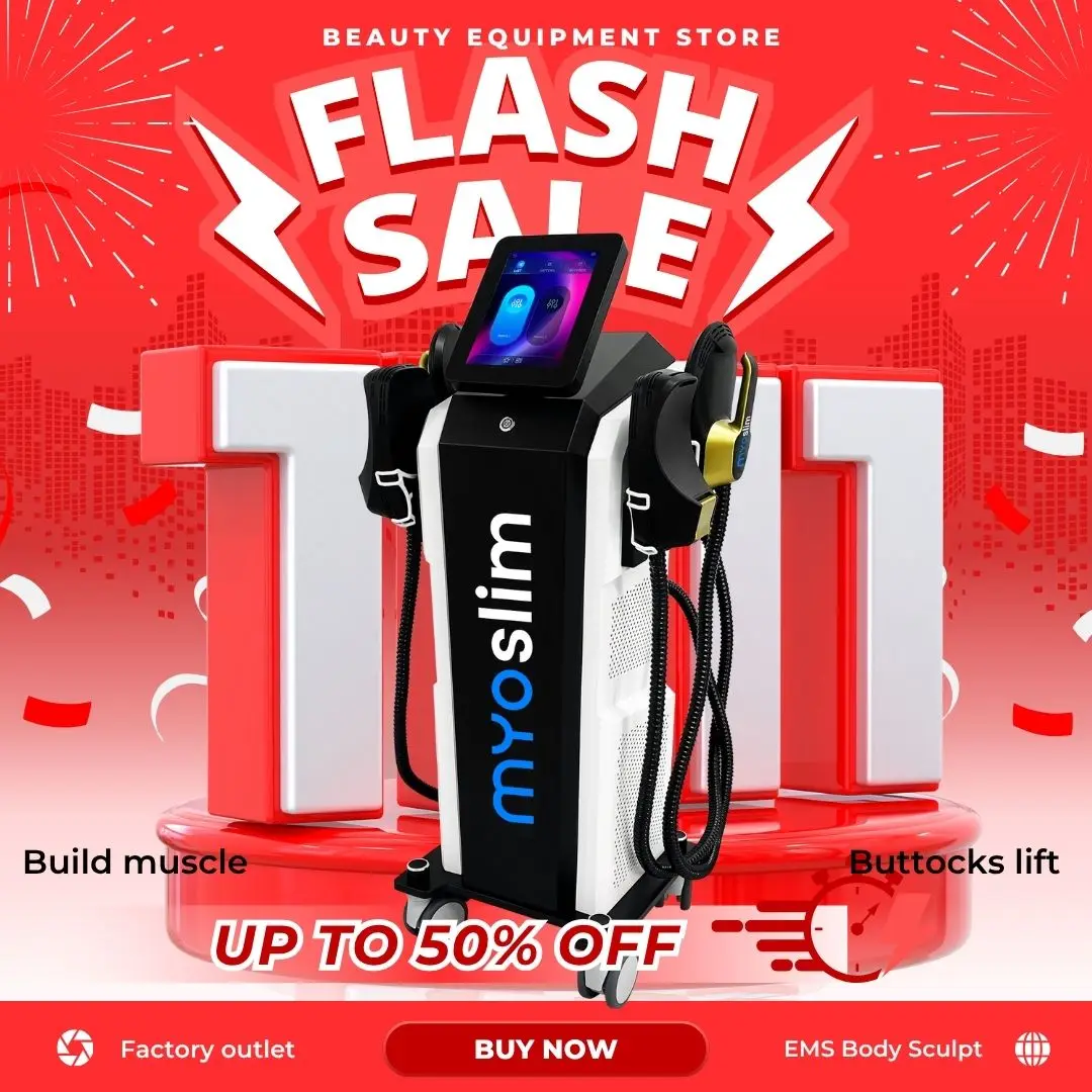 

MYOslim Похудение Скульптура тела EMS Машина для скульптуры тела Технология похудения жира Стимуляция мышц Скульптура