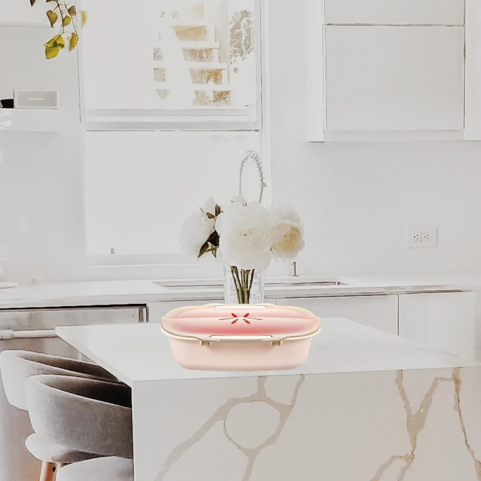 

1Pcs High Temperature Resistant Steaming Box Large Capacity Double Layer Microwave Oven Steamer Cooking Tool Food Steaming Box