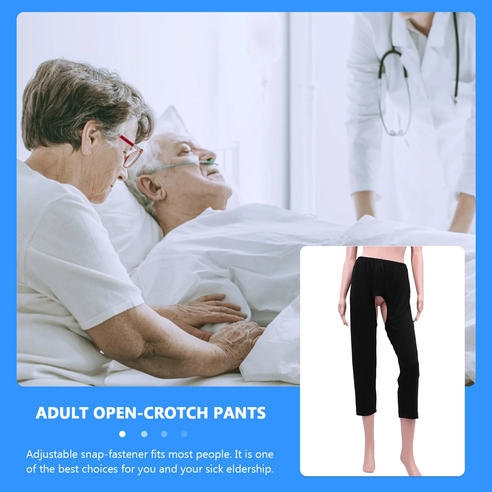 حفاضات للكبار قابلة لإعادة الاستخدام وقابلة للغسل، حفاضات سوداء مضادة للتسرب، قابلة للتنفس، قابلة للتعديل ليلاً، ثقيلة ماصة ومتعددة الأغراض