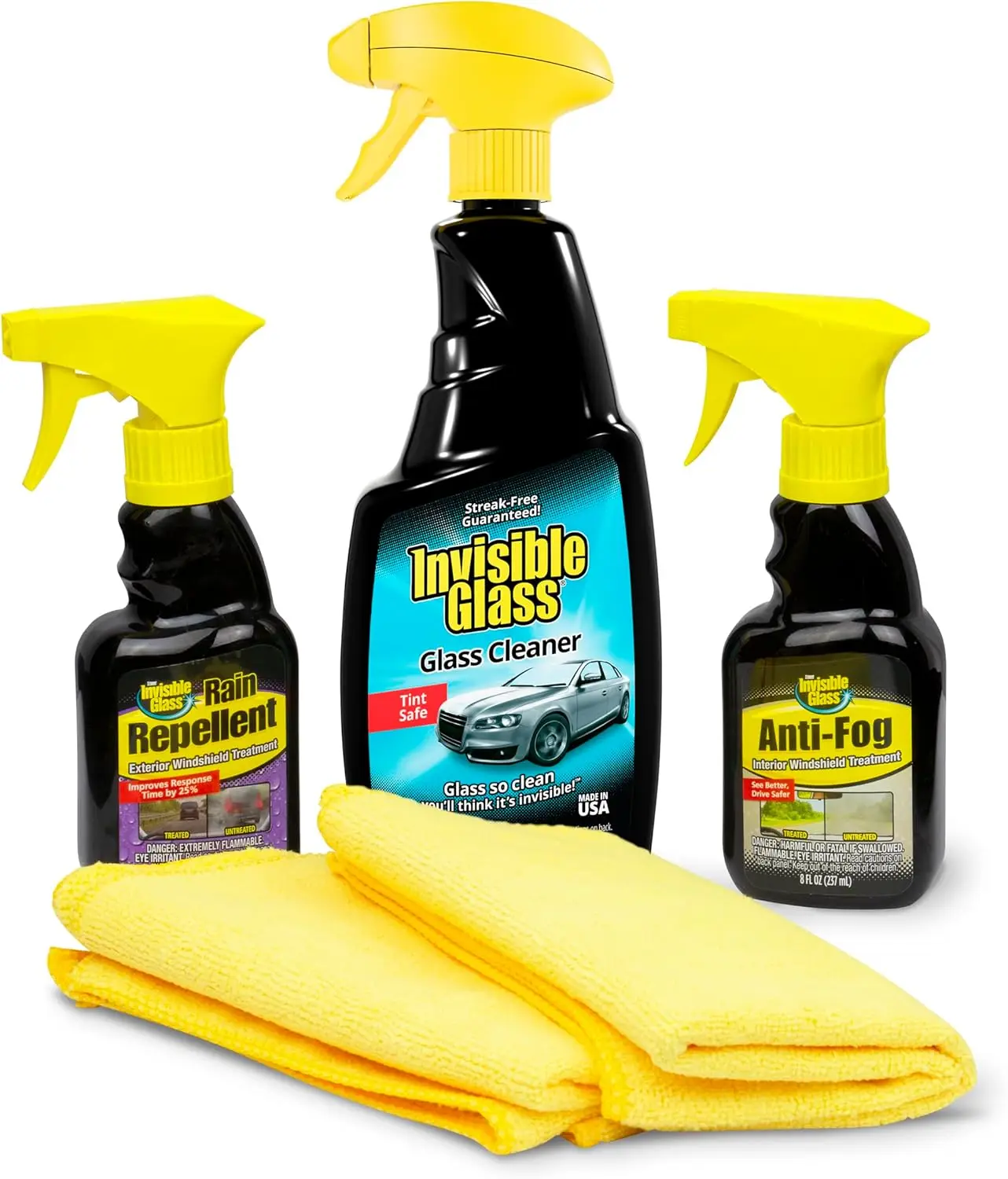 

Windshield Treatment Kit - Anti-Fog and Rain Repellent for Car Windows