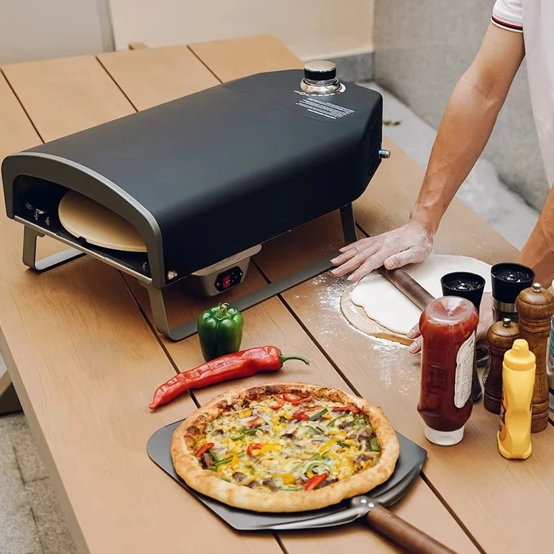 Overheating Protection Portable Outdoor Garden Kitchen Stainless Steel Portable Small Gas Pizza Oven