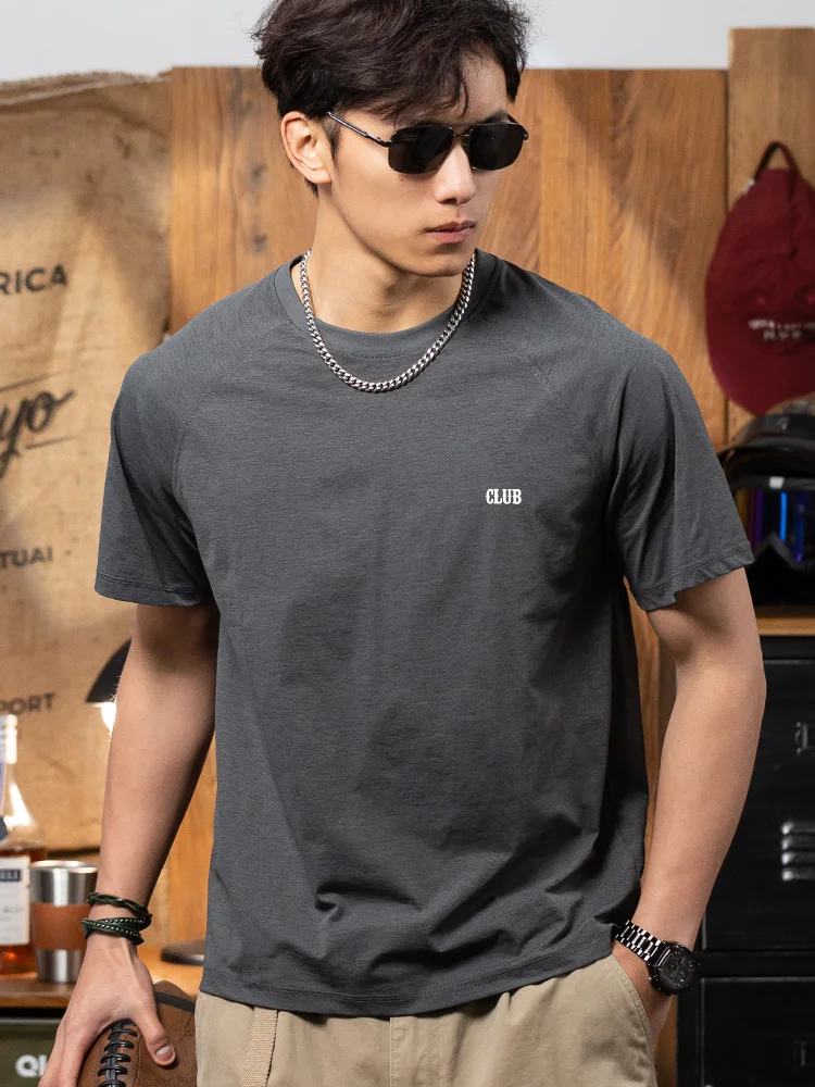 

2025 Summer New Sle Sorona Cool Sensation ort Sve Sport T-irt Men's Qui Dry Outdoor Ice Silk Casual round Ne Tee