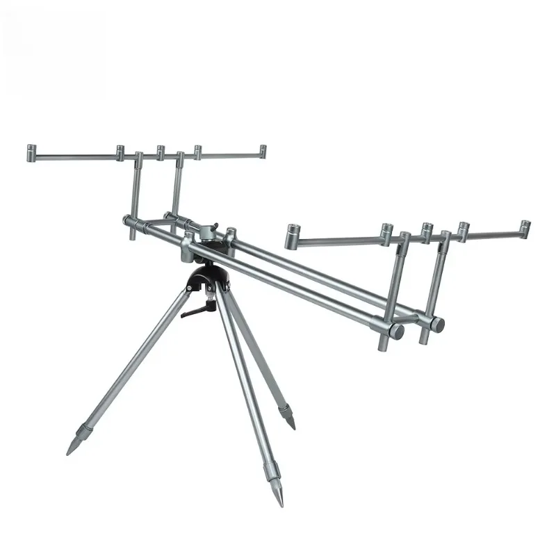 Professional 80 130cm fishing rod bracket aluminum alloy adjustment height tripod fishing tackle bracket