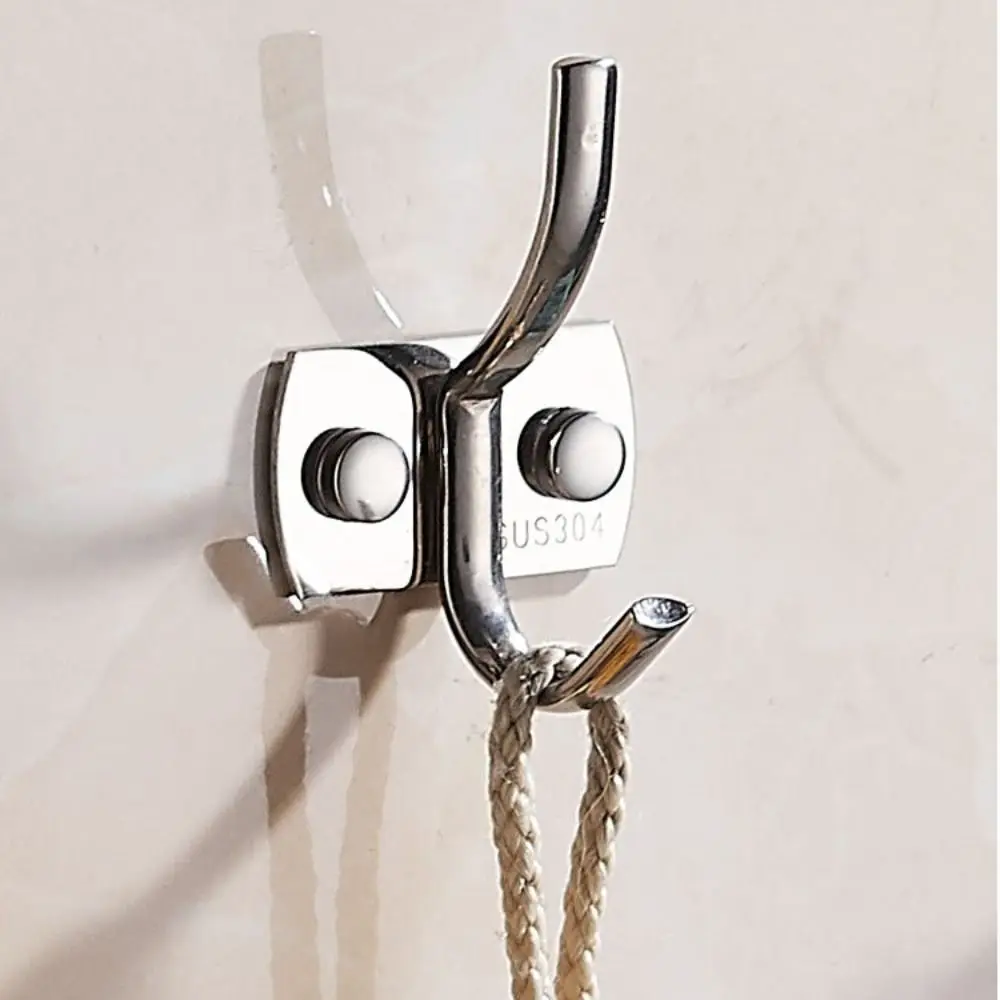 

Прочная несущая способность Крюк из нержавеющей стали Водонепроницаемый твердый крючок для пальто и шляпы Влагостойкий перфорированный монтаж Настенный крючок