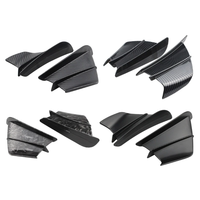 

Universal Motorcycle Front Fairing Cowl Side Wind Fin Spoiler Trim Cover