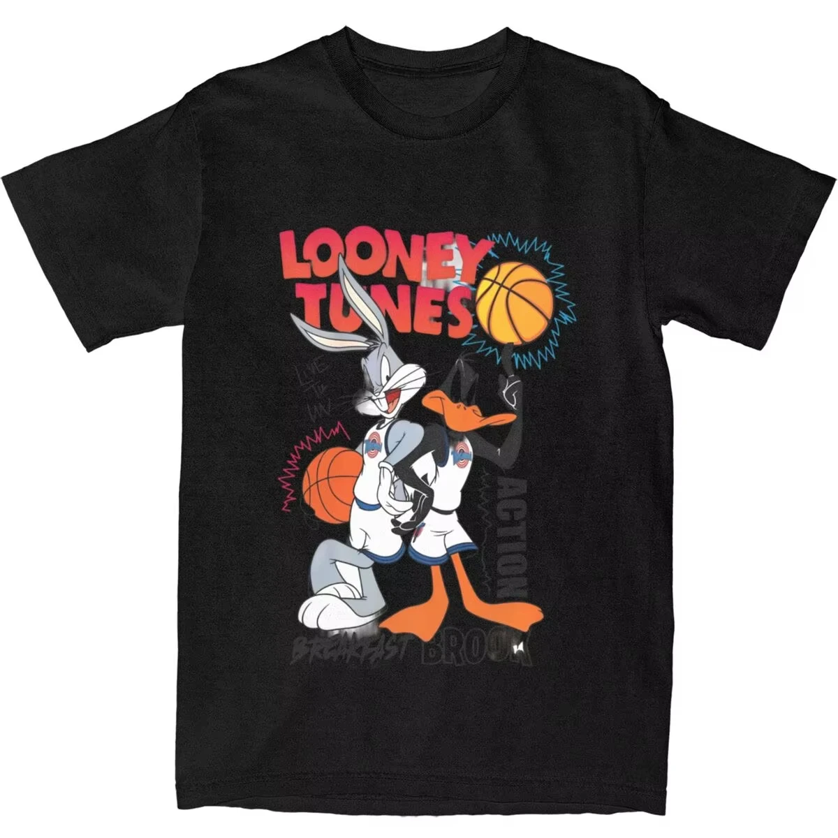 

2025 Autumn New T Shirts for Men Women Cotton Hipster Crew Neck Cartoon Tees Short Sleeve Clothes Printed