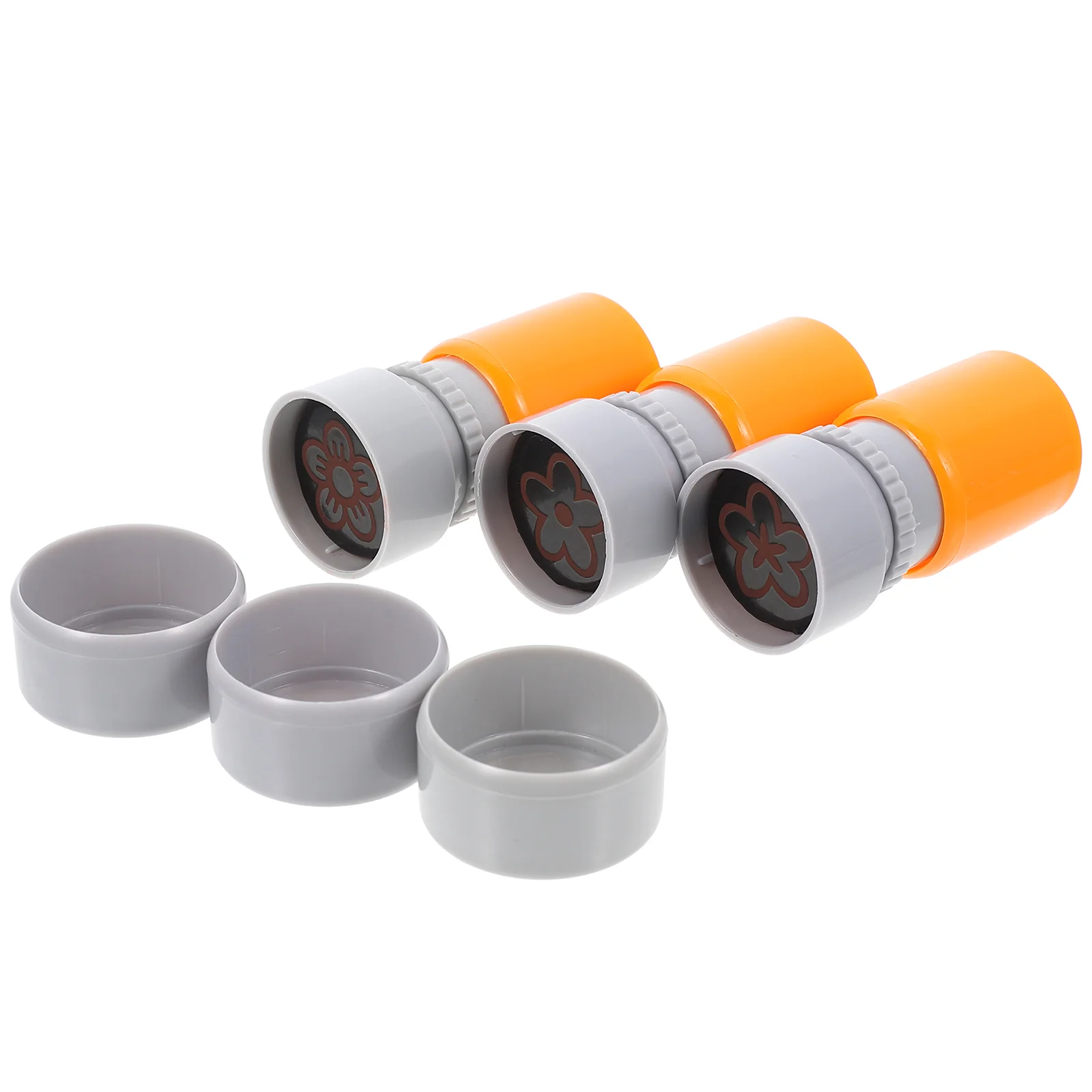 3 Pcs Stamp for School Stamper Homework Seal Education Supply Multifunction Student