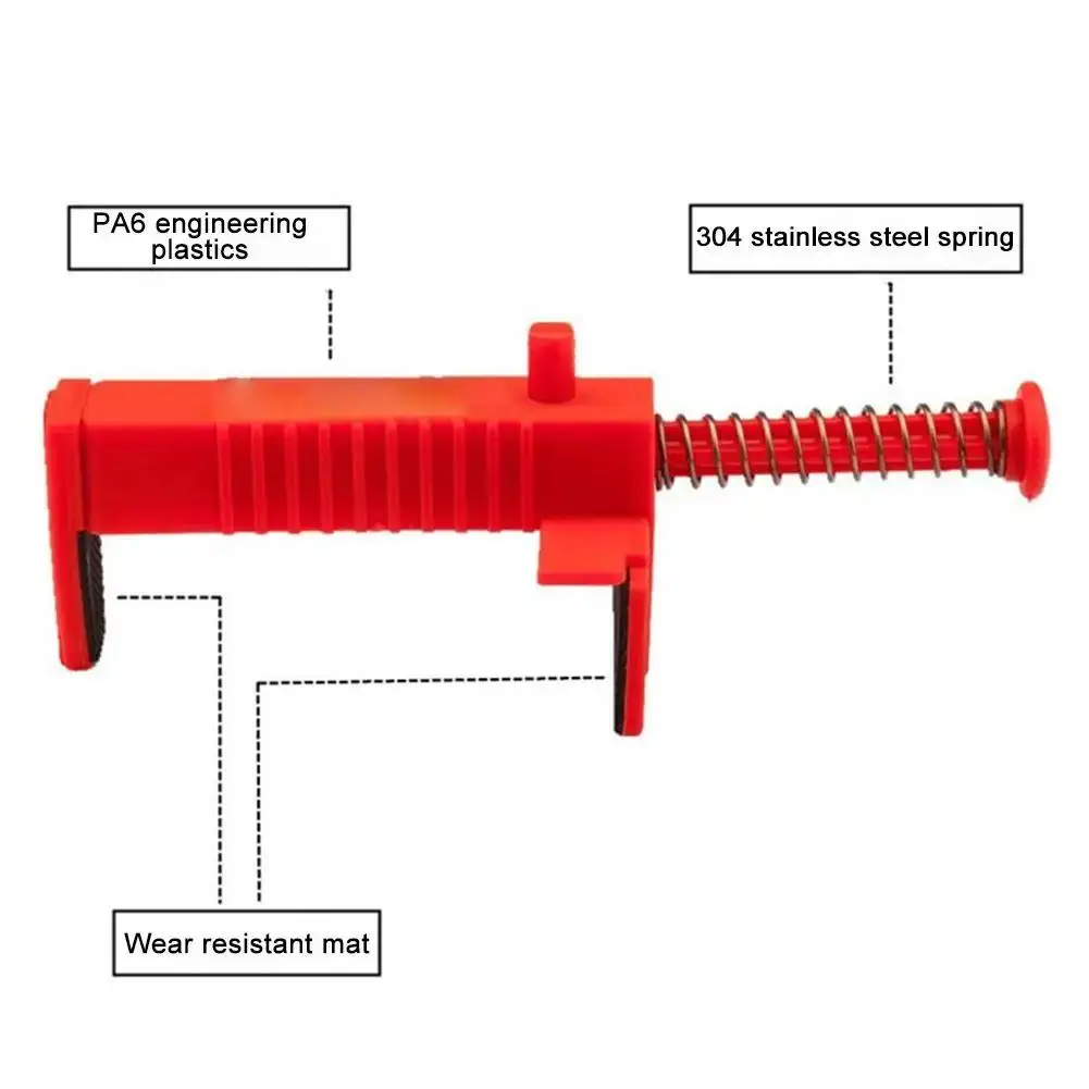 Зажим для линии кирпича, 2 шт., фиксатор для бегуна, кирпича, проволоки, ящика, инструмент для строительства