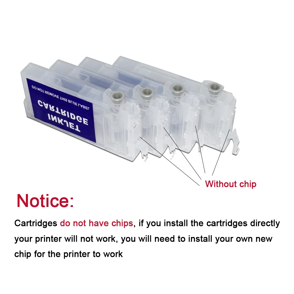 Imagem -02 - Cartucho de Tinta da Impressora Epson sem Chip e Resetter Europa 405 405xl Wf- 4830 4820 3820 7830 7835 7840 7310