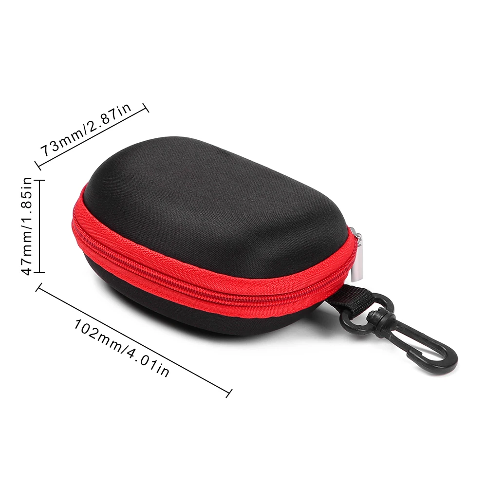 1pc Multi-Function Portable Folding Sunglasses Storage Box Lanyard With Zipper Compression Glasses Case Eyewear Protection Box