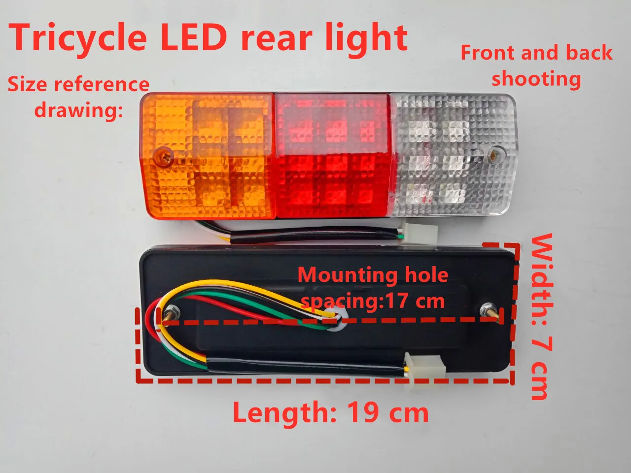 1/2PC 12-72V Car LED Tail Light Kits 12V 24V Rear Turn Signal Lamp For RV Camper Trailer Truck Stop Light Boat Lighting