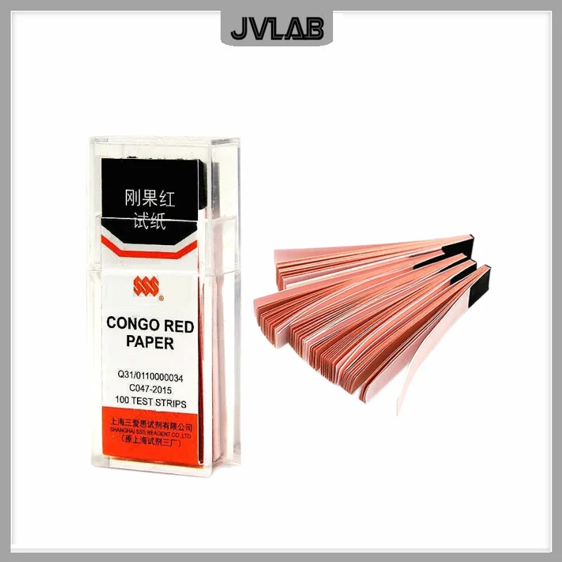 Congo Red Paper Indicator Paper Test Strip Acid Test Paper Use To Detect Strong Acid Solutions 1000 Test Strips