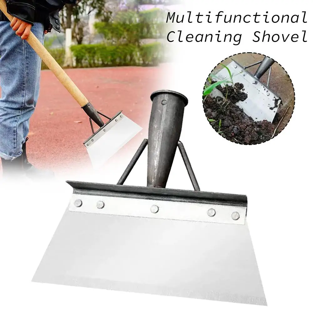 

Multifunctional Cleaning Shovel 20/23/26/28/30cm Thick Cleaning Flat Shovel For Outdoor Wall Floor Shed Digging In Garden B Y6J6