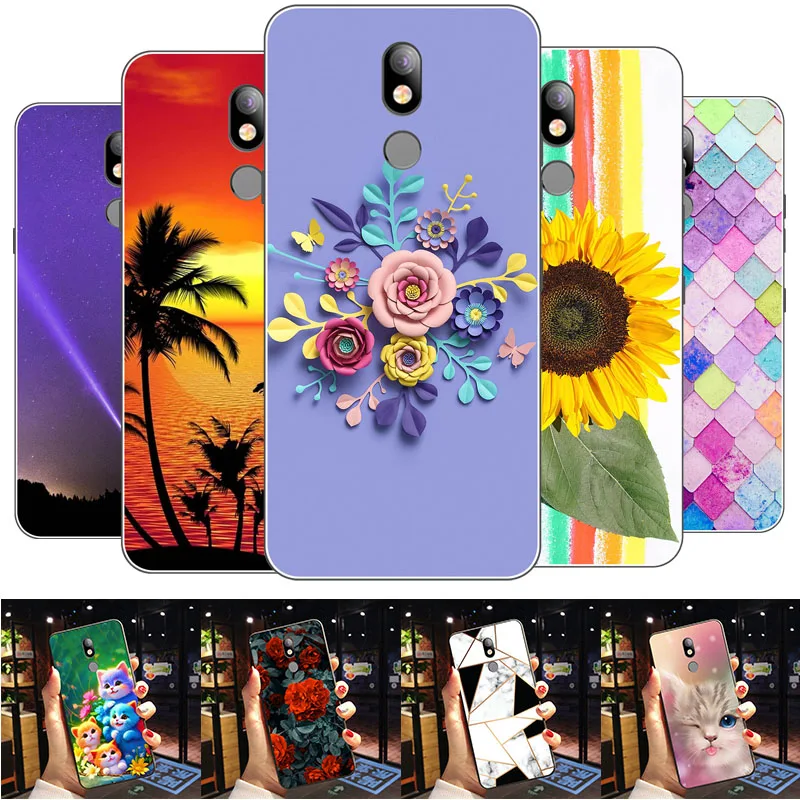 For LG K40 LG K12+ K12 Plus X4 2019 X420EM Case Soft Silicone Bumper Butterfly Phone Cover for LG K40 Cases Fundas Coque