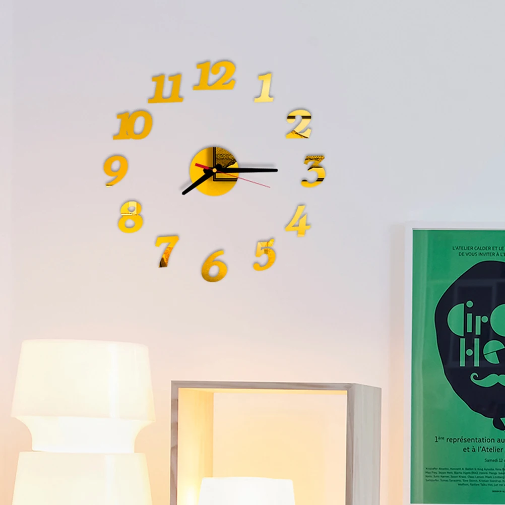

Digital Wall Clock Decorative Office Framless Decorate Classroom