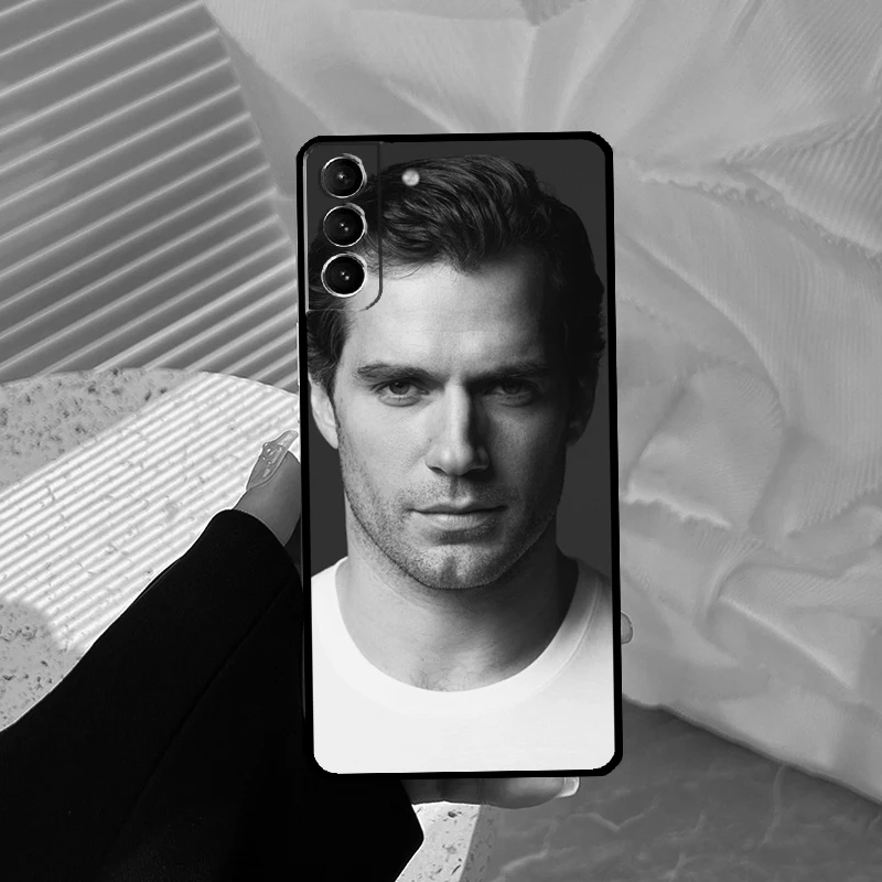 Henry Cavill Phone Case For Samsung Galaxy S21 S22 S23 Ultra Note 20 S8 S9 S10 Note 10 Plus S20 FE Cover