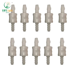 Luer Taper Universal Metal Airway Connector, NIBP Cuff Connector, Air Hose Tube Adapter, Quick connect and disconnect