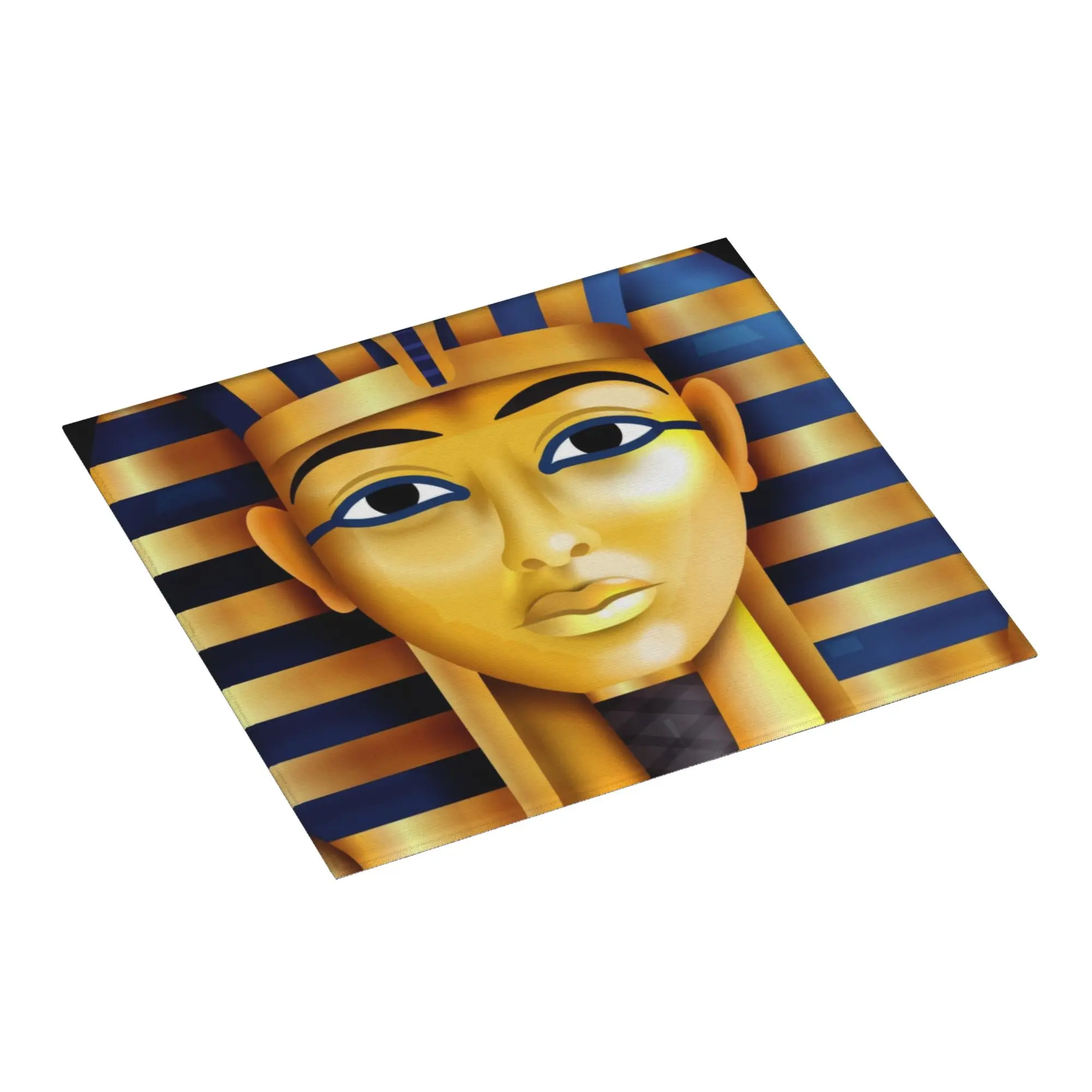 Drying Mat For Kitchen Ancient Egypt Pharaoh King Tut Water Absorbent Waterproof Egyptian On Slip Kitchen Counter Protector Mat
