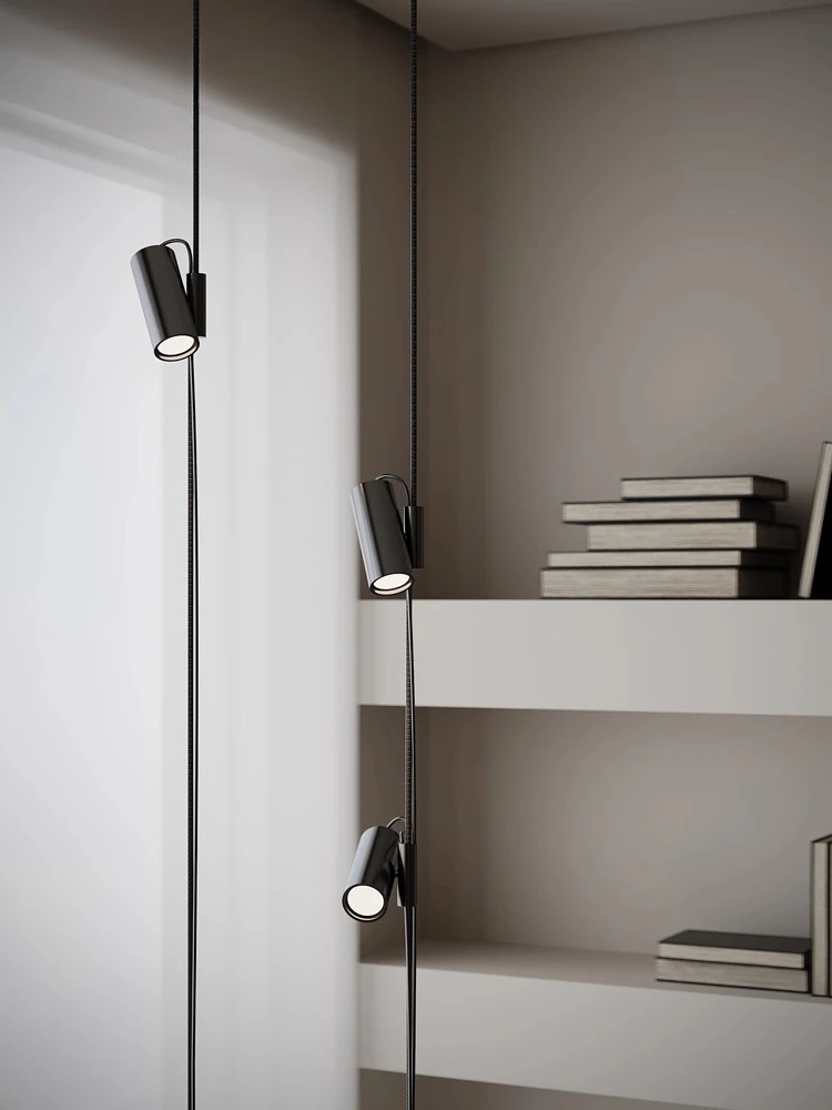 

Minimalist Designer Floor Lamp LED Track Spotlight Modern Home Lighting Ceiling to Floor