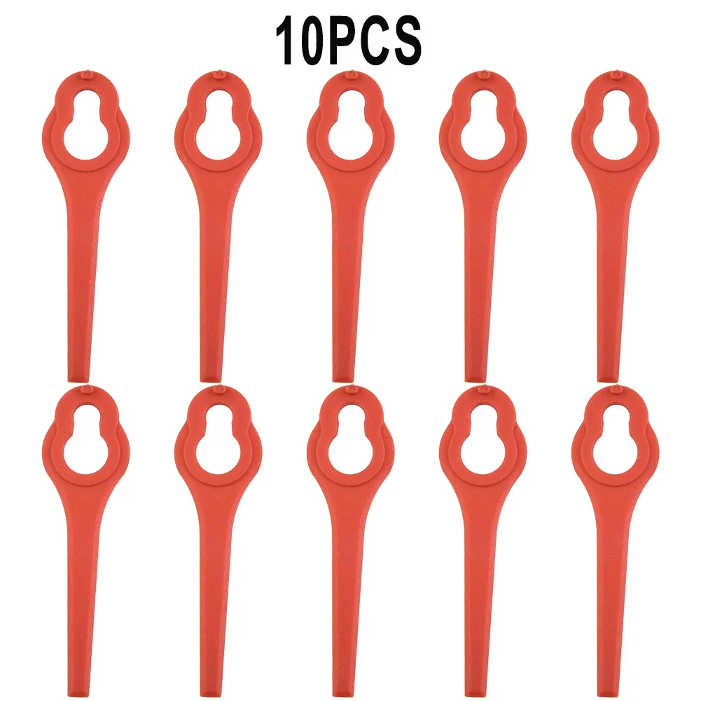 Imagem -02 - Lâminas de Plástico para Cortador de Grama 95 mm para Aldi Ferrex Distante 201 20v 40v sem Fio Acessórios de Ferramentas de Jardim com 10 Peças