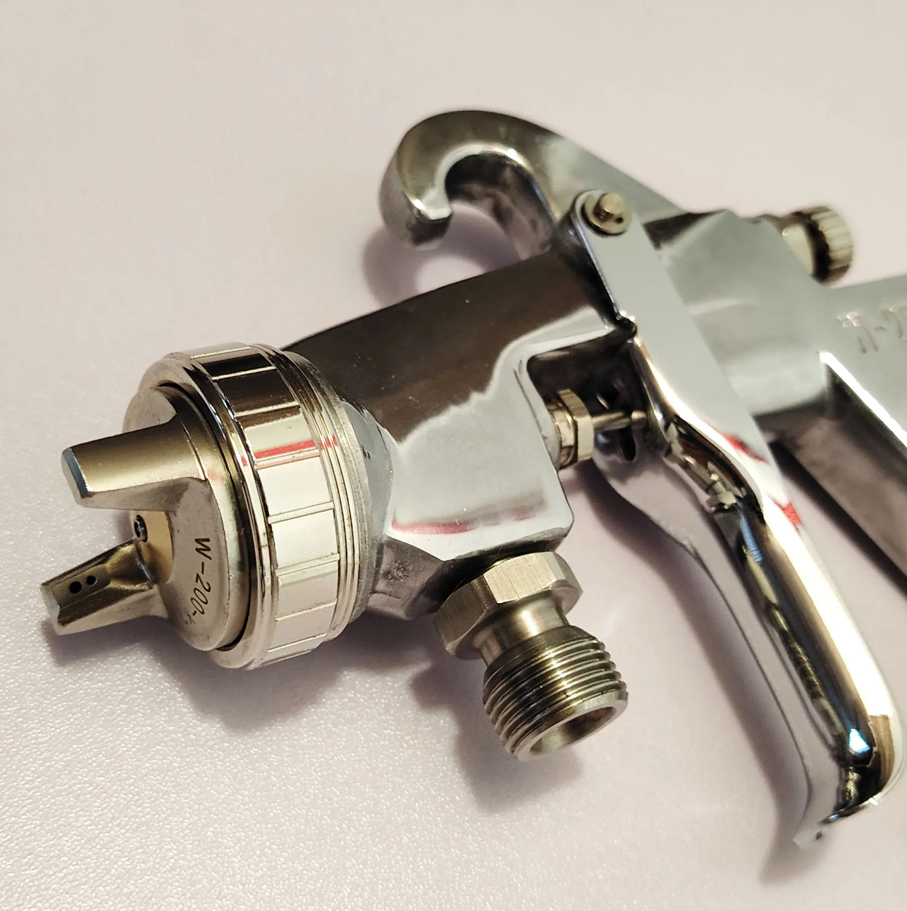 DIBISISSE W-200 مسدس رش تغذية الضغط للأثاث طلاء الخشب مسدس يدوي أدوات تعمل بالهواء المضغوط 1.2/1.5/1.8/2.0/2.5 مللي متر #2