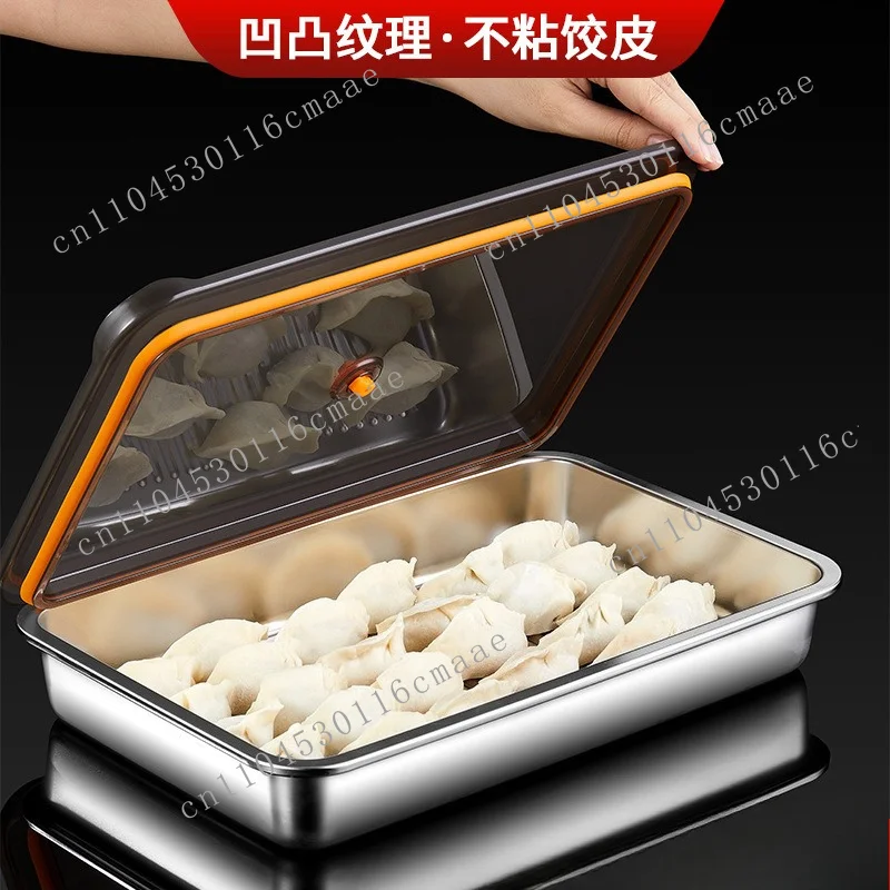 

316 stainless steel box, sealed and non-leaking quick-freezing fresh-keeping box, thickened storage box, fresh-keeping box.