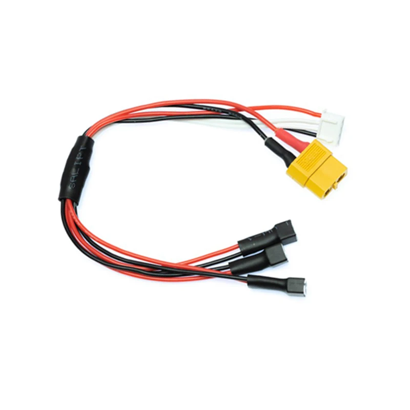 1/2Pcs XT60 Charge lead Cable Wire 22awg 15cm 3S XH Male to JST-PH 2.0 Connector Plug for  3x 1S Lipo MCP X