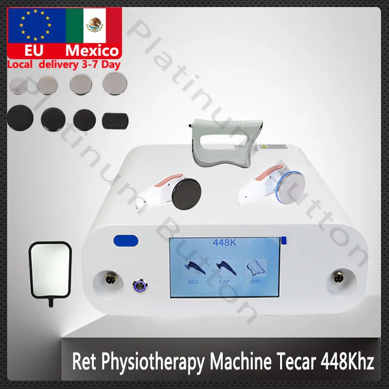 Local shipping 2024 Best Tecar 448KHz Therapy Diathermy Machine RET CET Body Shaping Sliming Face Lift Skin Tightening Machine