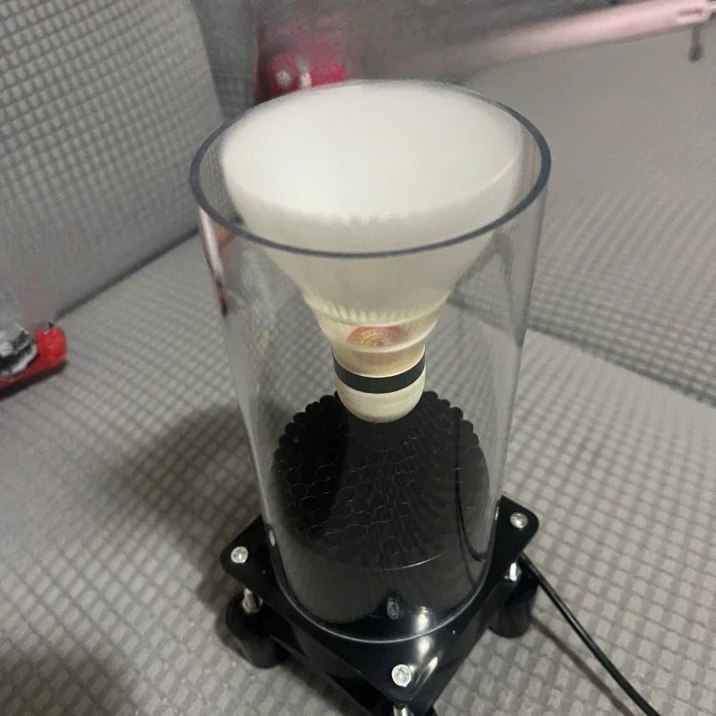 Badminton wind tunnel machine, repair badminton, badminton flight stability new model