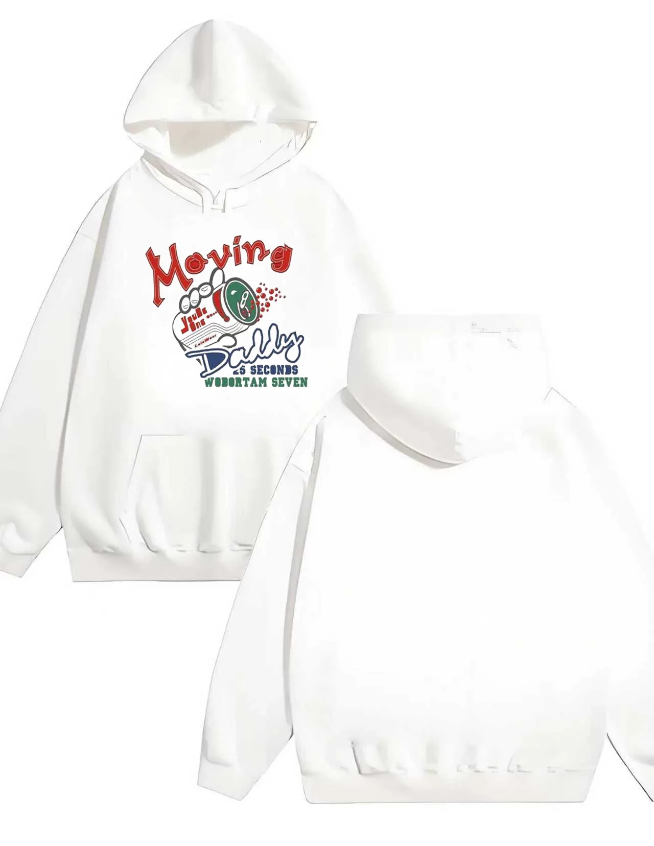 

Новая модная и модная сверхмощная толстовка с капюшоном емкостью 320G со свободным кроем и американским ретро-принтом с буквами.