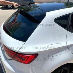 For Seat LEON MK3 MK3.5 5F FR Style Hatchback Spoiler 2012-2020 ABS Material Rear Roof Lip Spoiler Car Tail Wing Decoration
