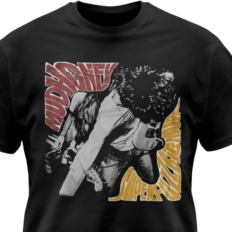 Recién llegado, camisetas de algodón con estampado de Mudhoney Superfuzz Bigmuff, ropa de calle informal a la moda, Hi