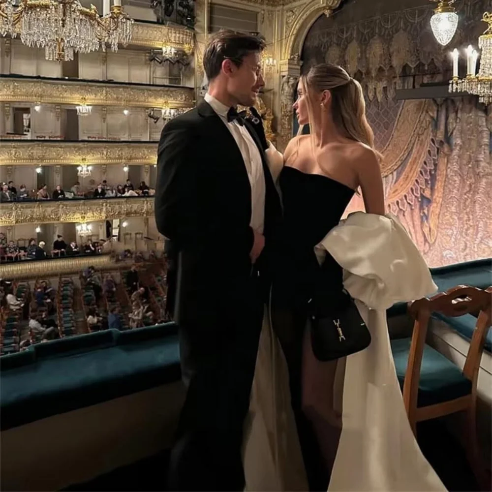 カスタマイズされた絶妙なボートネックマーメイドイブニングドレス魅力的なプロムドレスエレガントなノースリーブショートパーティードレス вечернее платье