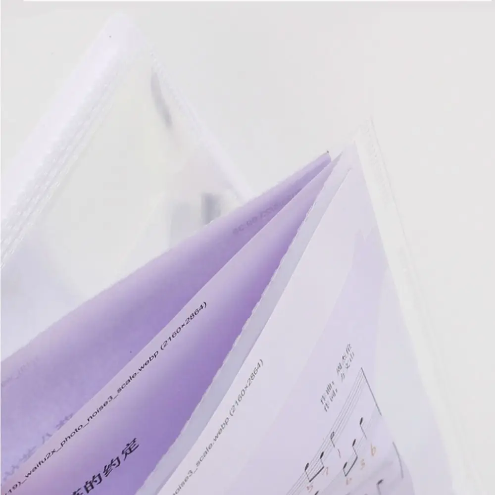 Cover Folder A4 Sheet Music Folder Fashionable Creative Loose Leaf Notebook Waterproof Durable Budget Binder Cash Envelopes