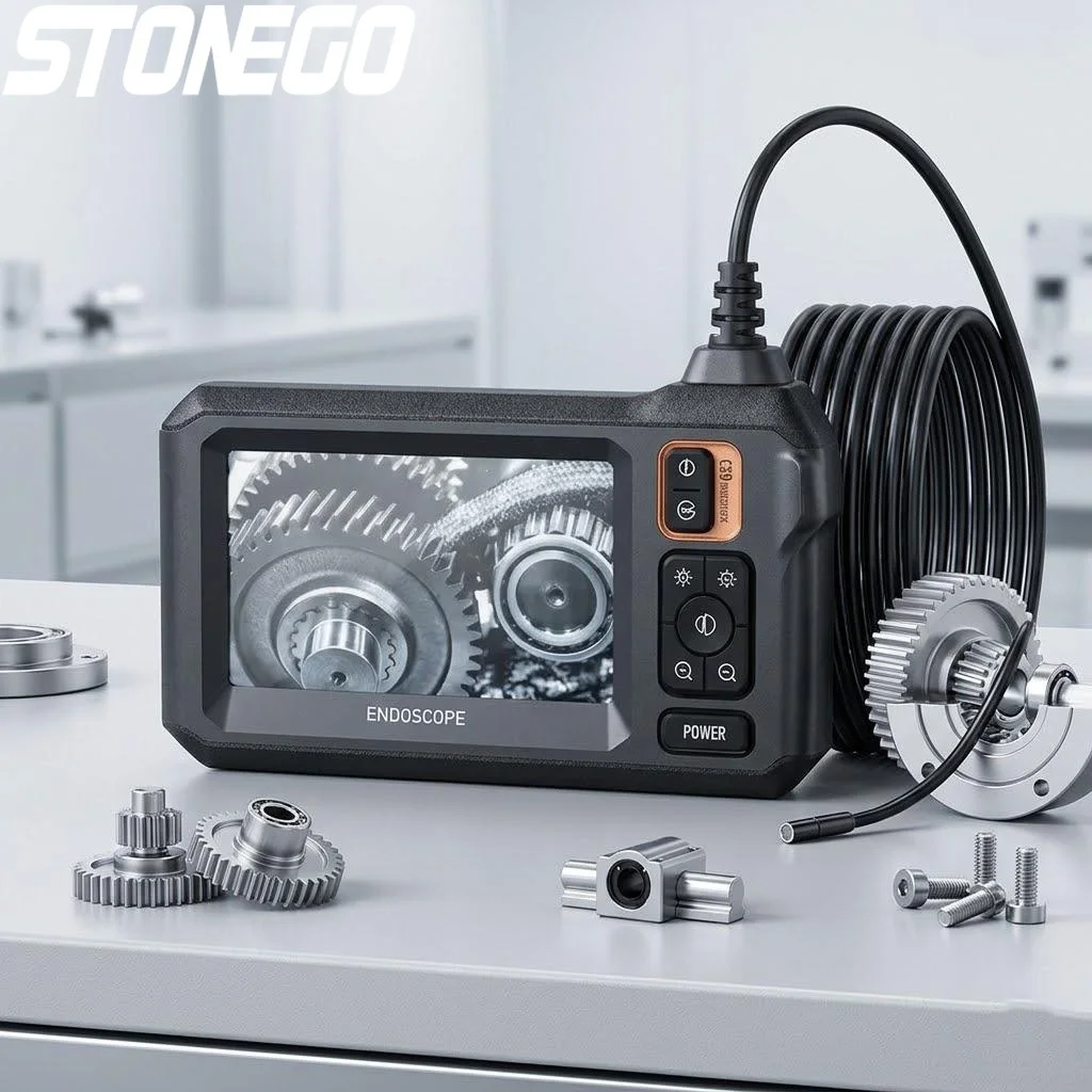 

Эндоскоп Wi-Fi 1080P HD с 43-дюймовым дисплеем, кабелем 5м/10м, двойной камерой, аккумулятором 2600 мАч, инструмент для автоматической проверки электрических трубопроводов