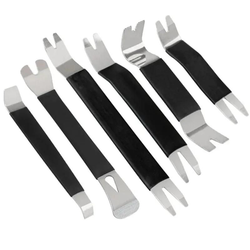 1pc/6pcs Car Inner Removal Tool Kit Metal Auto Car Radio Door Clip Panel Trim Dash Audio Removal Installer Repair Pry Tool