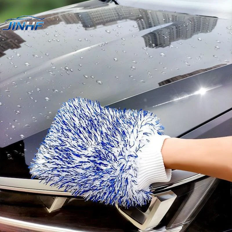 

1 шт., толстые рукавицы из микрофибры для чистки автомобиля, плюшевые варежки для мойки автомобиля, аксессуары для автомойки, инструменты для чистки автомобиля, перчатки для пыли