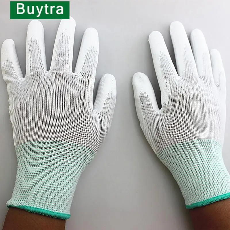 

1Pair Antistatic Gloves Anti Static ESD Electronic Working Gloves Pu Finger Coated Finger PC Antiskid For Finger Protection