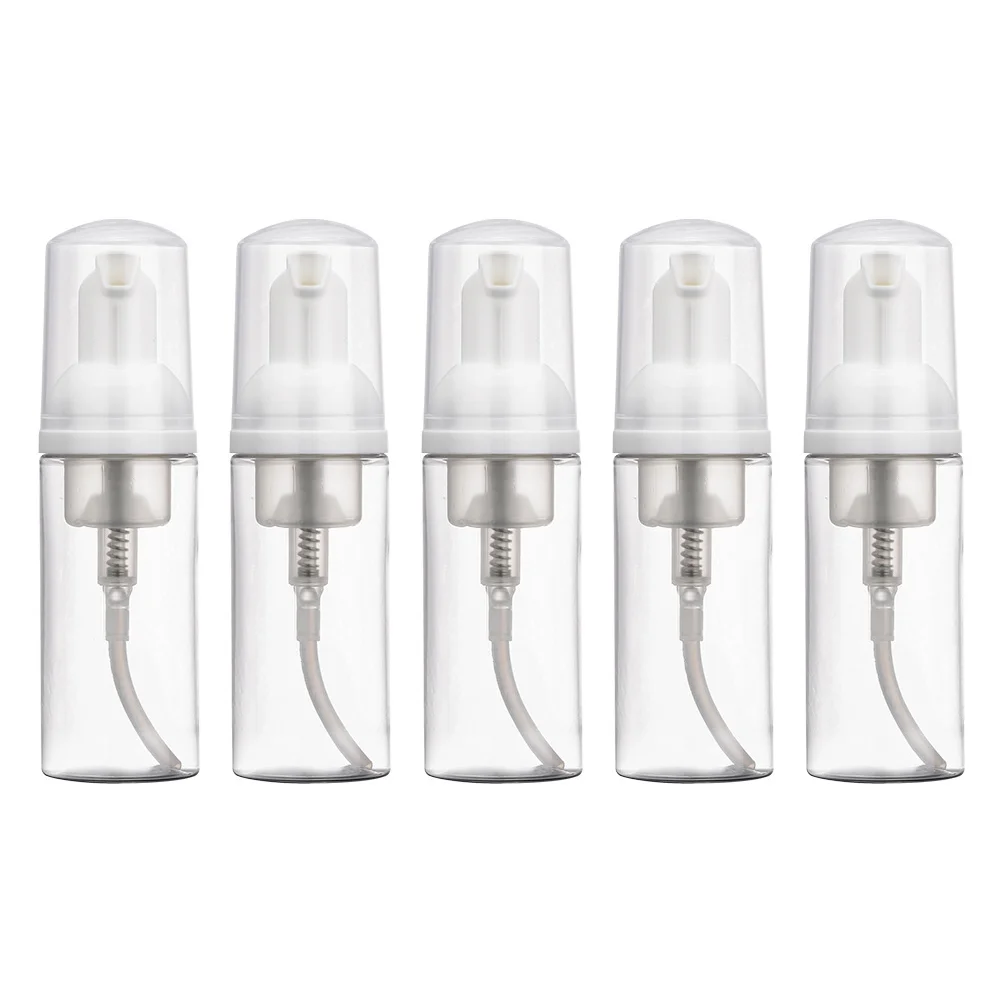 

5 Pcs Mousse Bottle Hand Soap Dispenser Foaming Shower Gel Pump Travel Bottles Shampoo for Abs Tools Face Cleanser