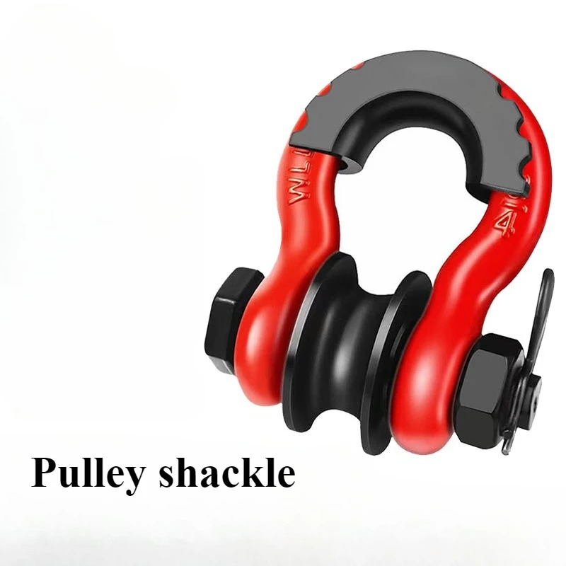 

Американская пряжка для прицепа для внедорожников, пряжка для шкива с распылительным покрытием, спасательная U-образная крюк и петля для прицепа для внедорожников