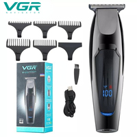 VGR Hair Trimmer Cordless Hair Cutting Machine Professional Barber Hair Clipper Haircut Rechargeable LED Trimmer for Men V-070