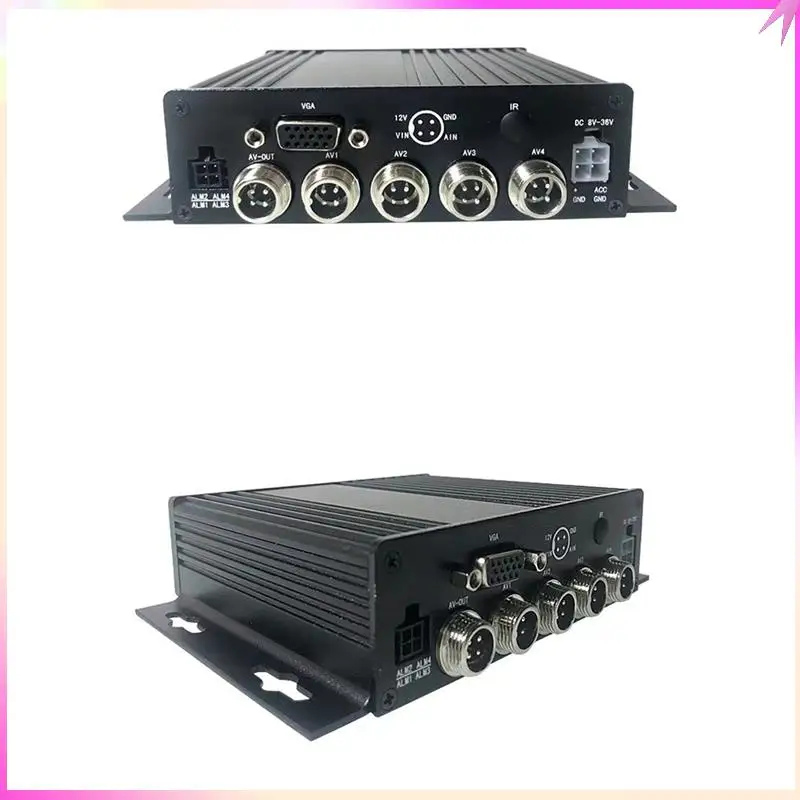 4CH Mobile MDVR Support Loop Recording Max 512GB Single SD Card Vehicle DVR For Bus Truck