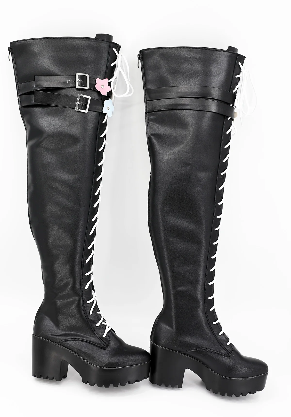 Arknights Lemuen Cosplay Boots Knee High Shoes Custom Made