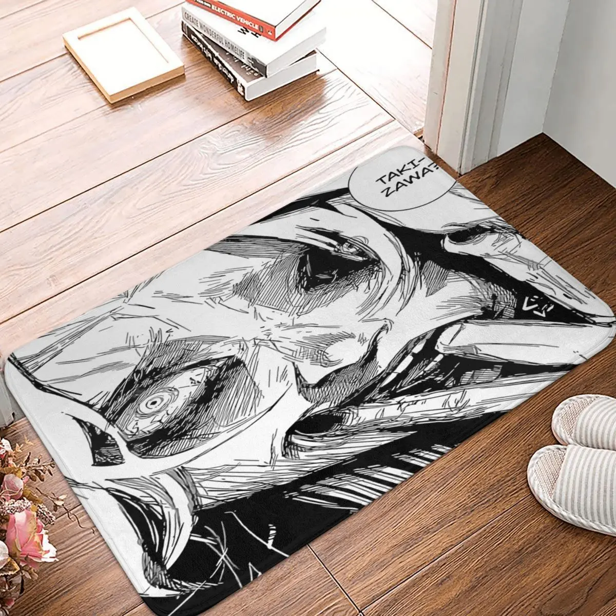 Tokyo Ghoul Seidou Takizawa 40x60cm Carpet Polyester Floor Mats Popular Living Room Outdoor