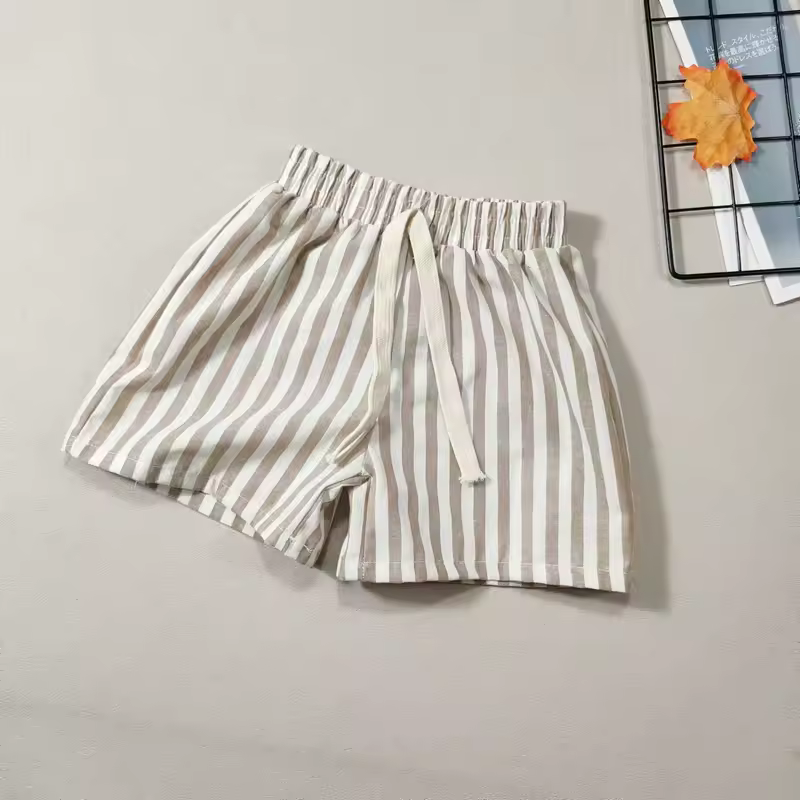 Children's Shorts Children's Pants Single Item Pants Pure Cotton Boys Casual Pants Girls Shorts Baby Jackets Pants British Style - Image 9