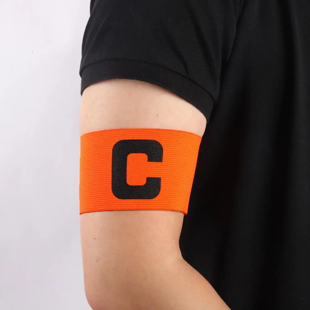 Football Captain Armband Captain Arm Band Bracelet Adjustable Football Leader Competition Bright Armband Soccer Gift Match H4B6